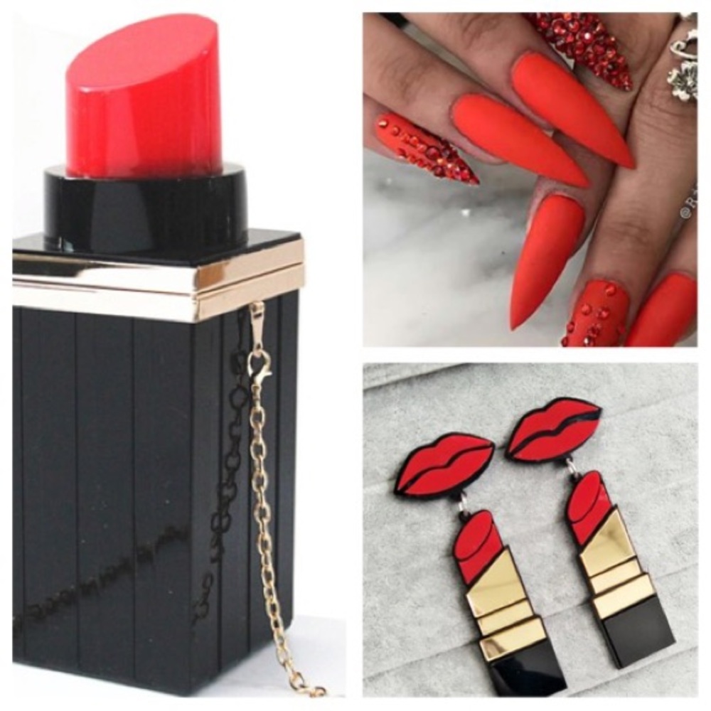Shop this look hot red lip look